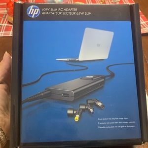 Hp 65w slim AC adapter new in box